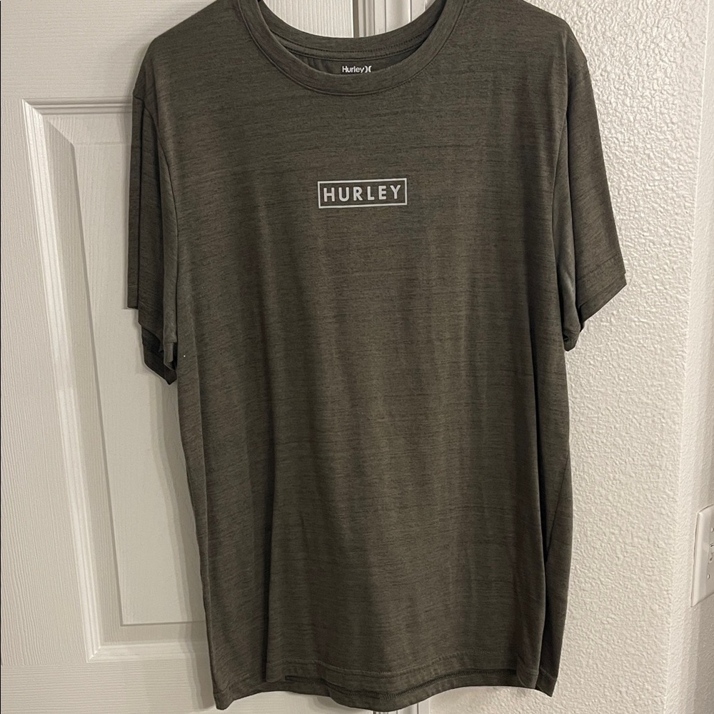 Hurley Men's Dark Green Short Sleeve Tee